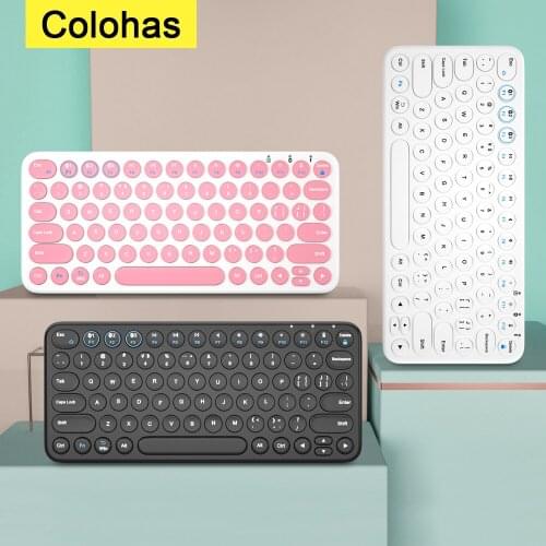 Bluetooth-compatible iPad Tablet Keyboard For iPhone Xiaomi Tablet Silent Gaming Keyboard PC Gamer Keypad For Macbook iPad