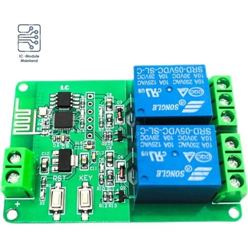 ESP8266 Chip DC 5V Single Dual Channel Remote Control WiFi Relay Module Wireless Board Smart Home Intelligent Switch