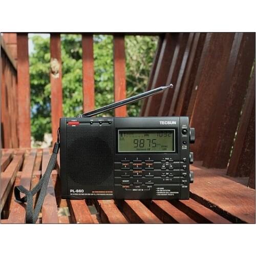 TECSUN PL-660 PLL SSB VHF AIR Band Radio Receiver FM/MW/SW/LW Multiband Dual