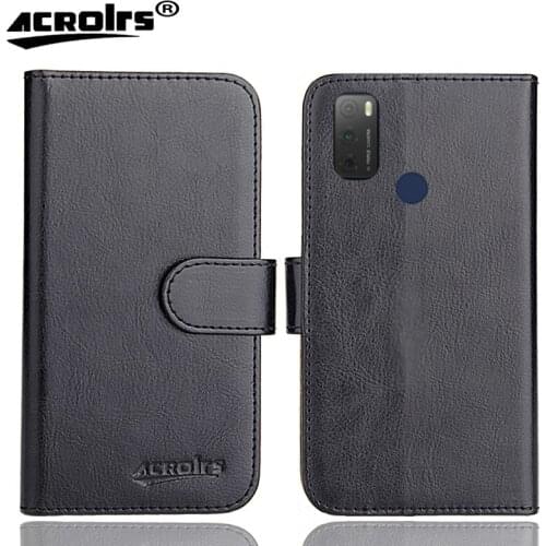 TCL 20Y Case 6.52" 6 Colors Flip Fashion Soft Leather Crazy Horse Exclusive Phone Cover Cases Wallet