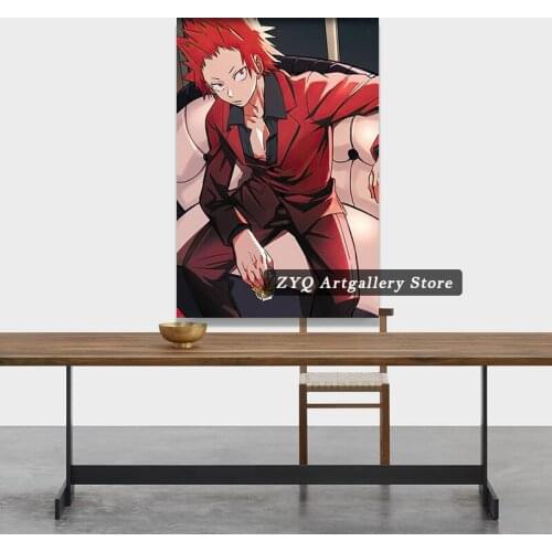 Kirishima Eijiro Canvas Wall Modern Print My Hero Academia Painting Hanging HD Anime Posters Home Decoration For Living Room