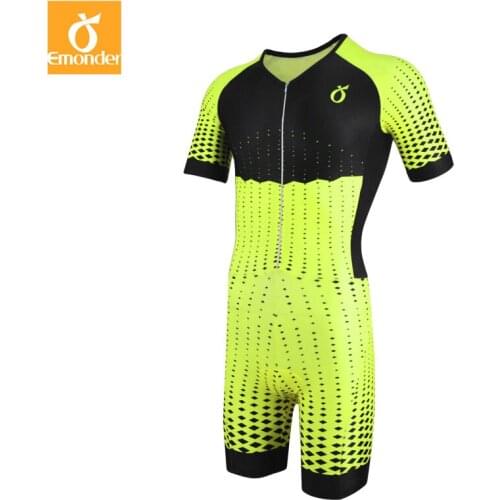 Pro Team Triathlon Suit Men Cycling Clothing Skinsuit Jumpsuit Maillot Cycling Jersey Sets Ropa Ciclismo Bike Sports Clothing