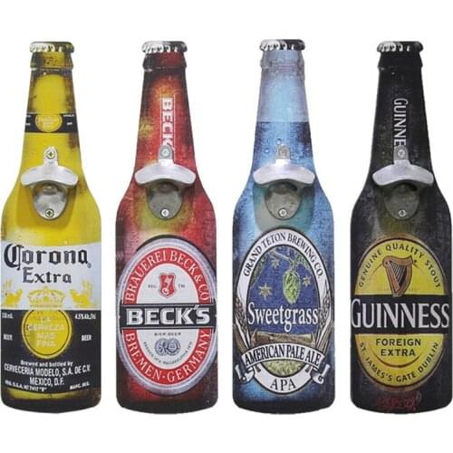 Creative Retro Beer Bottle Opener Exquisite Beautiful Practical Multi-scene Suitable For Decorative Eco-Friendly Wall Hangings