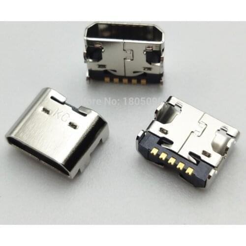 100pcs Micro USB Mini connector Jack socket Dock Connector Charging Port For LG Intuition V400 V500 V507 V510 VS950 V700 V410