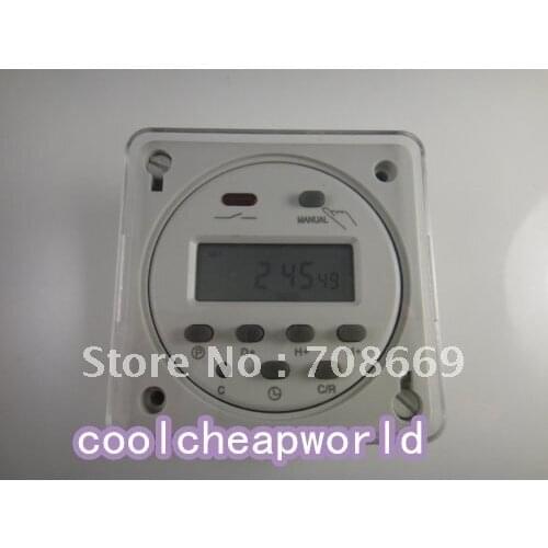 Rainproof DC 24V Digital Programmable Timer Switch With Weather Proof Box
