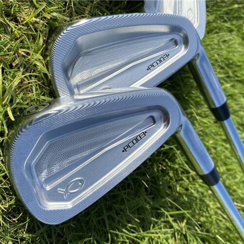 New golf irons PC003 irons Forged set (4 5 6 7 8 9 P ) with steel shaft 7pcs golf clubs