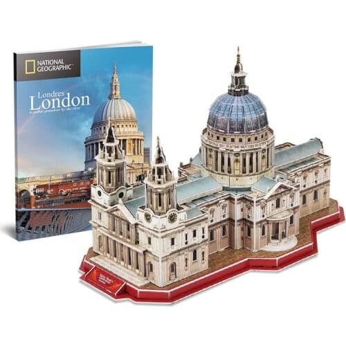 New Style World Famous Buildings St.Pauls Cathedral Model Toys 3D Puzzle Toys DIY Creative Bricks for Children Gift