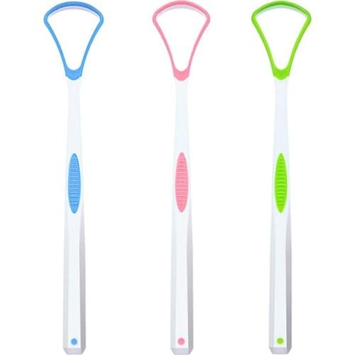 Useful Tongue Scraper Care Brush Keep Fresh Breath Maker Cleaning Tongue Manual Toothbrush Oral Clean Hygiene Care