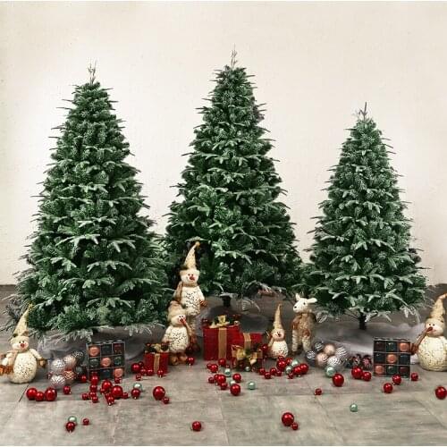 Christmas tree encrypted white simulated snow tree high-grade PE Snowflake Christmas tree crystal snowflake shooting decorations