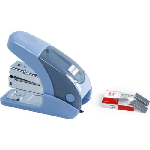 Manual Office Stapler Metal Standard Stapler 3 Colors, 20 Sheet Capacity, Effort Saving Binding Stapler, 10# Staple