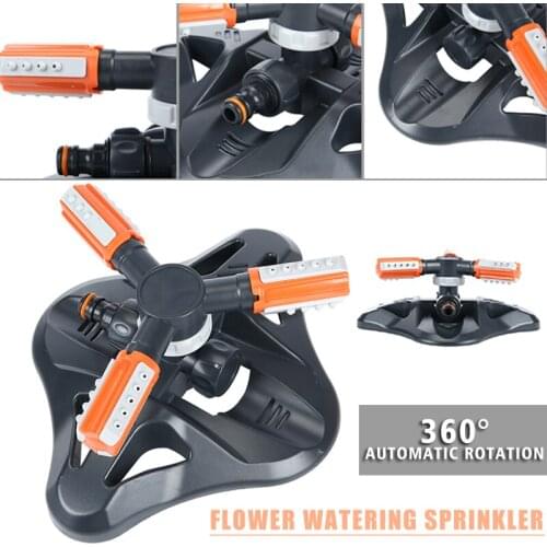 Garden Sprinkler Spray 360Degree Rotating Impulse Grass Watering Irrigation System For Watering Garden Lawns Trees Shrubs