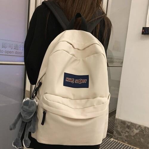 School Bag Male Student Shoulders Large Capacity Couple Backpack Fashion Cool Backpack Female College Teen Computer Bag mochila