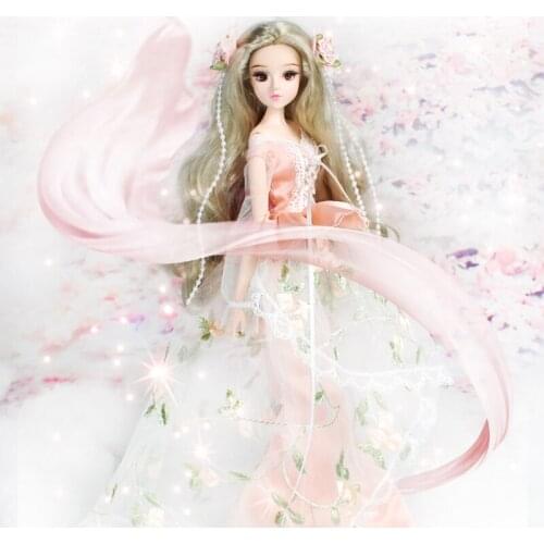 Dreamlike Fashion Doll Cartoon Wind Doll Princess Doll Birthday Gift Pure Handicraft Collection Lovely Toys A046