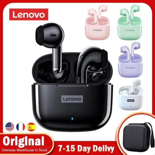 Original Lenovo LP40 New Upgrade TWS Wireless Earphone Bluetooth5.0 Dual Stereo Noise Reduction Bass Touch Control Sport Earbuds