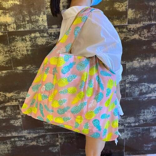 Large Capacity 50 Pounds Shopping Bags Reusable Oxford Cloth Bags Ladies Travel Shoulder Bags Folding Handbags 2021