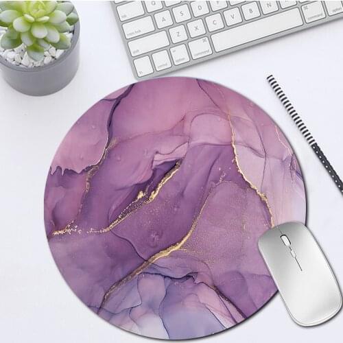 Waterproof Gaming Mouse Pad Mouse Gamer PU Leather Desk Mat 22x22CM Small Mausepad Universal Computer Accessories Mice