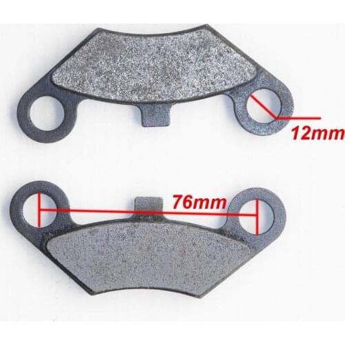 Rear Brake Pads For Dirt Bike pit bike ATV Buggy Go kart Motorcycle Scooter