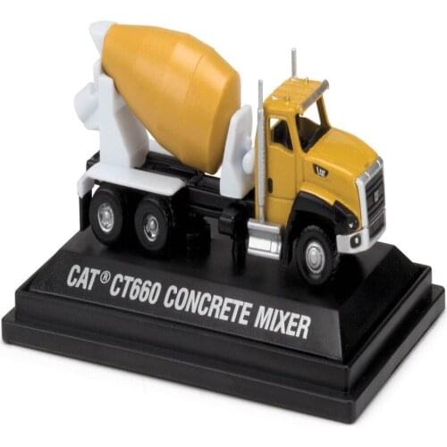 1/160 Yellow Construction Engineering Vehicle Toy Model Alloy Simulation Children Cement Mixer Truck Project Kits Toys Gift
