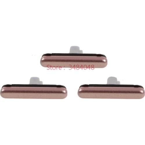 3pcs/set OEM Side Keys Set Power and Volume Buttons for Samsung Galaxy S7 edge G935
