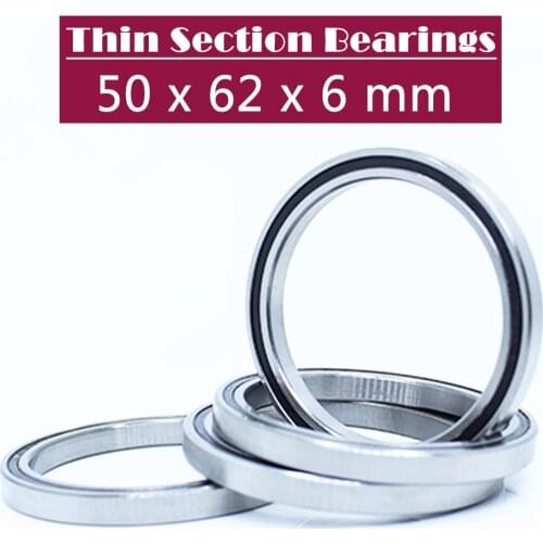 6710 2RS Bearing 50*62*6 mm ( 4 PCS ) ABEC-1 Slim Thin Section 61710RS 6710 RS Ball Bearings 6710RS