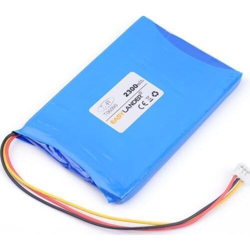 706090 2300 mah Three lines with plug the battery 7.4 V Sast portable mobile DVD EVD 076090 andorid phone toys PDA Tools