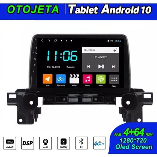 128GB Rom Car Radio Stereo Receiver Screen For Mazda Cx-5 Cx5 2018 2019 Android 10 Multimedia GPS Navigation Carplay Head Unit