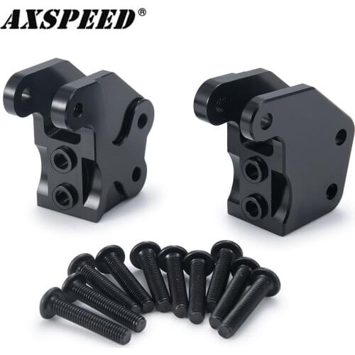 AXSPEED RC Car Aluminum Lower Link Shock Mount with Mounting Hardware for 1/10 Axial Wraith 90048 RR10 RC Crawler Car Parts