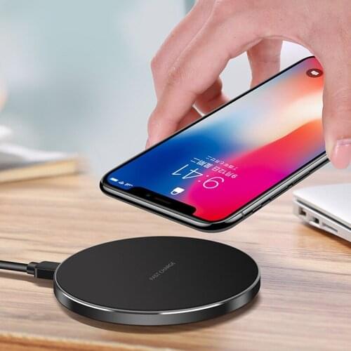 Mobile Qi Wireless Charger For iPhone X 8 plus, Fast Wireless Charger for Samsung Galaxy Note 8 S8 S7 edge S6 Qi-Enabled Devices
