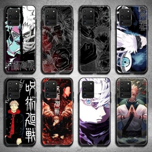 Hot Anime Jujutsu Kaisen Yuji Phone Case For Samsung Galaxy S21 Plus Ultra S20 FE M11 S8 S9 plus S10 5G lite 2020