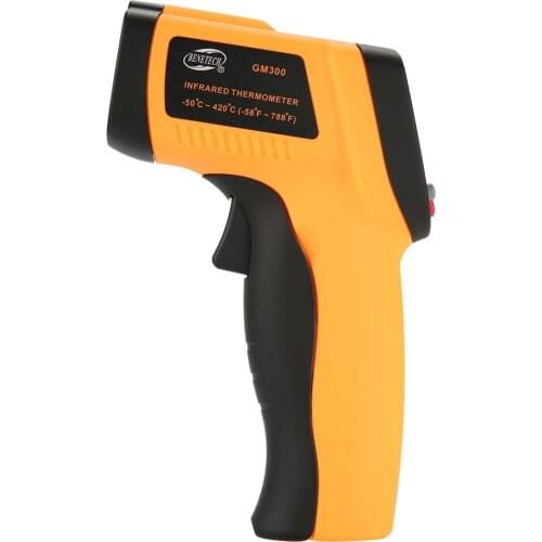 DHL 20Pcs GM300 Non-Contact Laser -50~420 ℃ Infrared Thermometer IR Laser Temp Meter Industrial Pyrometer Point Gun