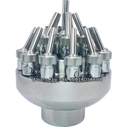 DN50 2 inch adjustable fountain nozzle,304 stainless steel three-layer flower fountain nozzle,music fountain,porous fountain