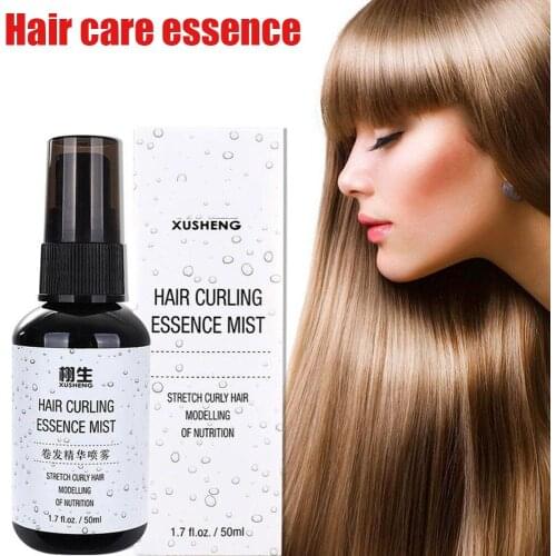 50ml Hair Essence Hair Curling Nourish Oil Mist Repair Damaged Hair Care Nourishing Dry Hair Men Woman