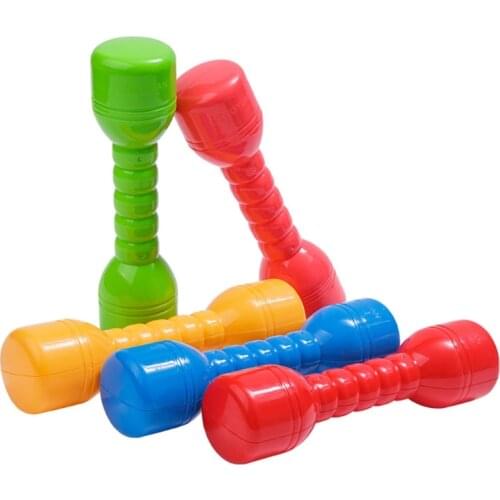 2 Pcs Children Fitness Weights Hand Dumbbells Home Gym Exercise Barbell Kids Exercise Fitness Sport Toys Hand Weights Kindergart