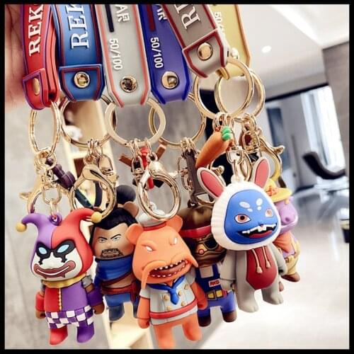 Creative Waistband Genuine Little Hero Creative Keychain Fashion Doll Doll Car Key Chain Pendant Pendant