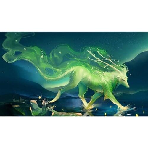 Square round full diamond painting wolf diamond mosaic animal diamond embroidery home decoration kit