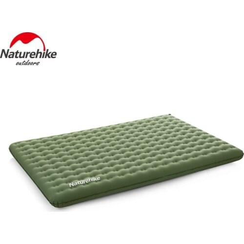 NatureHike Double Sleeping Pads Waterproof TPU Nylon Beach Camping Outdoor Picnic Tent Accessories Portable Folding Air Mattress