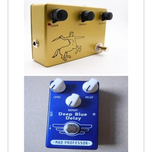 Centaur clone klon centaur guitar pedal, Mad Professor Deep Blue Delay Overdrive guitar effect pedal
