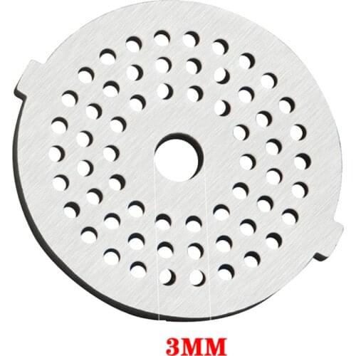 Meat Grinder Plate Net Knife Meat Grinder Parts stainless Steel Meat 3mm Hole Plate