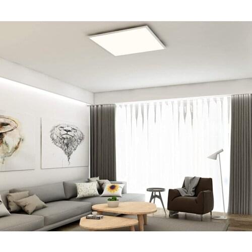 LED Panel Downlight White Grid Lights Insert Light Ceiling Light For Office Living Room LED Downlight 48W 6500K 60X60cm