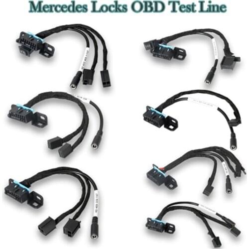 MB All EZS Bench Locks OBD Test Cable for W209/W211/W906/W169/W208/W202/W210/W639 Work with VVDI MB BGA Tool
