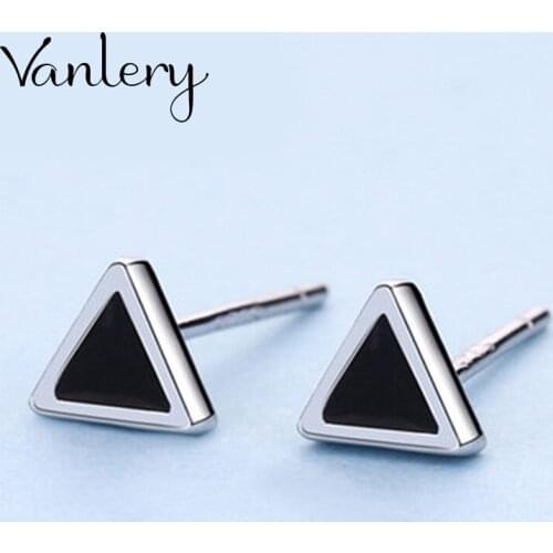 Retro Vintage Black Triangle Earrings For Women Christmas Gifts Punk Trendy 2021 NEW Statement Earrings Jewelry