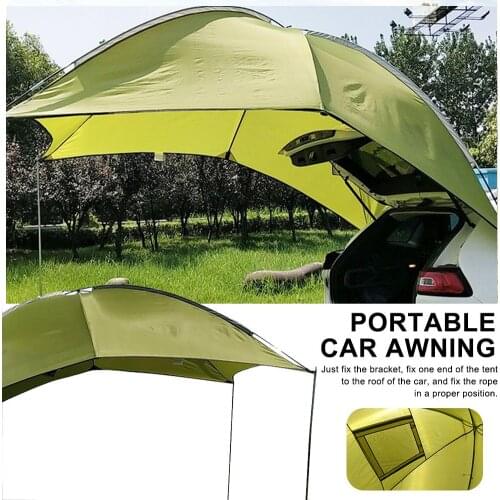 Waterproof Tear Resistant Multifunction Auto Camping/SUV Sedan Anti-uv Tent For Beach Camping/Auto Traveling Tent/Shade Awning