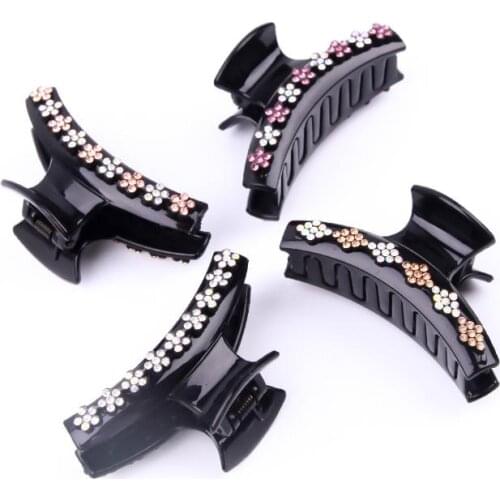 7cm Hair claws Hairpins Trendy Hair Clip Rhinestone Crab Hair Claws Clip For Women Girl Accessories Hair ACC20