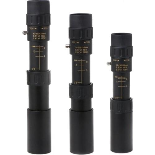 10-120x25 Dual Focus Monocular Telescope Super Clear Adjustable Zoomable Scope L15