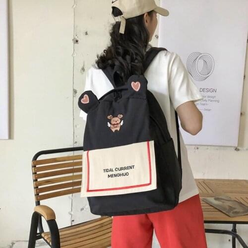 2021 Waterproof Nylon Kids Backpack Girls For Middle School Students Travel Shoulder Backpacks Children Schoolbags Women Bag