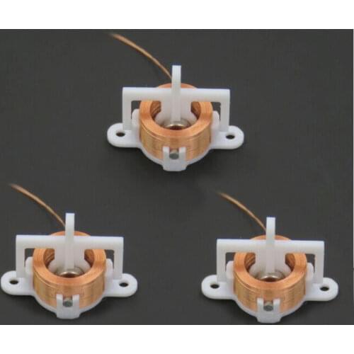 3pcs 0.68g Micro Electromagnetic Servo DIY Airplane Rocker Rudder Indoor Plane Magnetic Coil Actuator for RC Model Plane