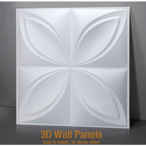30cm 3D Plastic Molds For 3D Tile Panels Mold Plaster Wall Stone Wall Art Decor Plastic Form 3D wall panel sticker ceiling panel