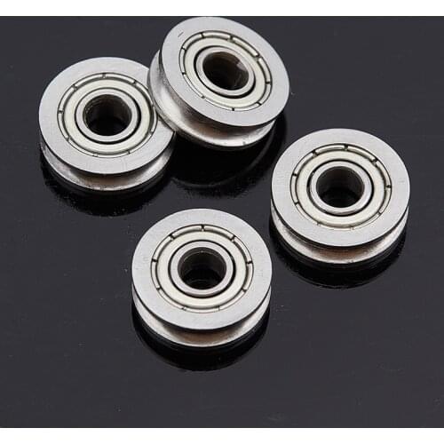 5pcs V U Groove Roller Wheel Ball Bearings Embroidery Machine Pulley Bearing Tool