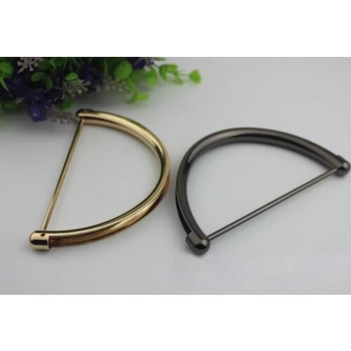 6pcs/lot High-grade alloy decoration handbags hand wan D word buckle accessories luggage hardware accessories