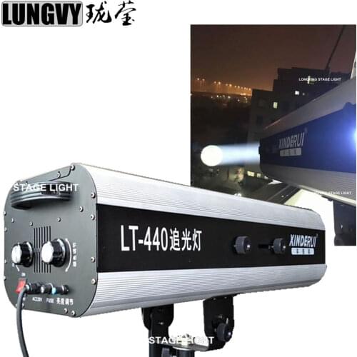 Free Shipping 440w Professional LED Follow Spot 440W Followspot Converging Lamp Beam For Wedding